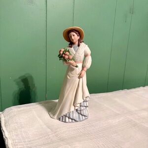 HOMCO Home Interiors Charlotte Rose #1468 Victorian Lady Woman Figurine Vtg 1994